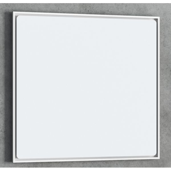 Зеркало Монтэ 90, цвет белый матовый