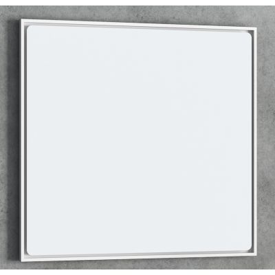 Зеркало Монтэ 90, цвет белый матовый