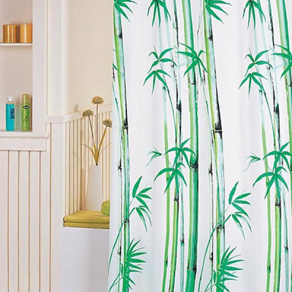 Штора для ванной Bath Plus 2156/1 Bamboo Leaf II Damask
