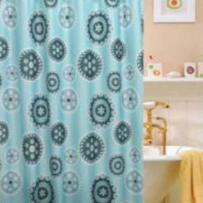 Штора для ванной Bath Plus 21240 Spur Gea бирюзовый