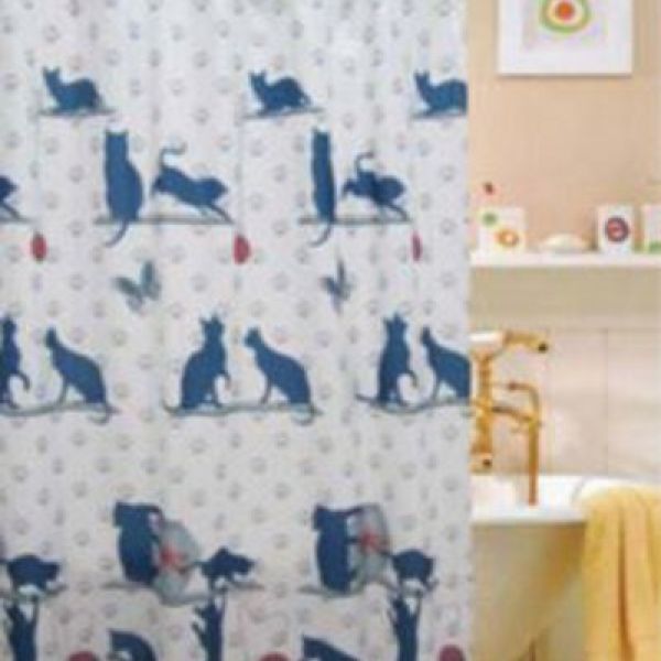 Штора для ванной Bath Plus 21237/0 Cat and Fish