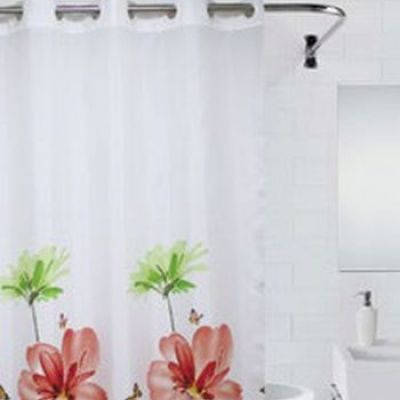 Штора для ванной Bath Plus NFD-1172-1 red Flowers