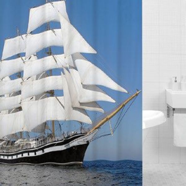 Штора для ванной Bath Plus DSP3025 парусник
