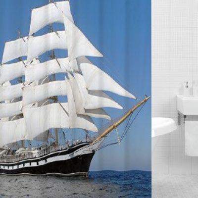Штора для ванной Bath Plus DSP3025 парусник