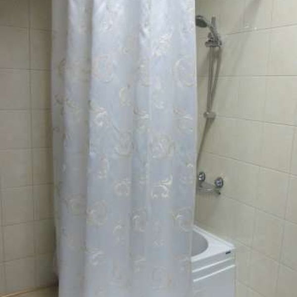 Штора White Charli для ванной Bath Plus LC1401