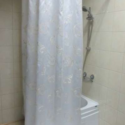 Штора White Charli для ванной Bath Plus LC1401