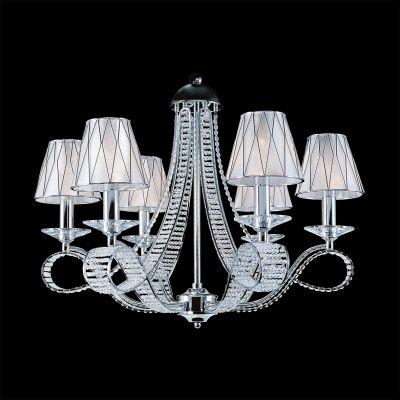 Люстра подвесная RICCIO 6х40W E14 24K ХРОМ