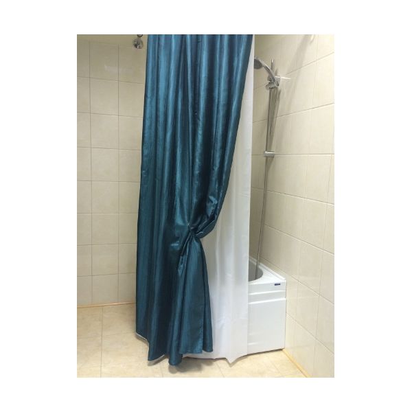 Штора для ванной (изумрудный) Bath Plus WSV029
