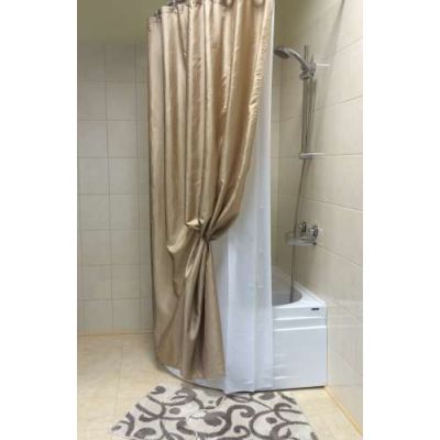 Штора для ванной (бежевый) Bath Plus WSV026