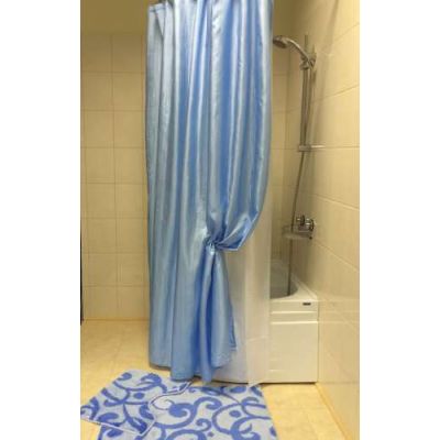 Штора для ванной (голубой) Bath Plus WSV022
