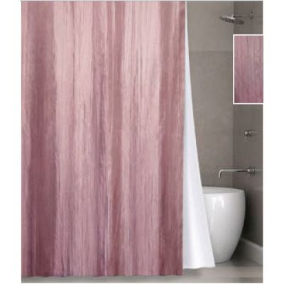 Штора для ванной Bath Plus NOWSV023 Органза (розовая)