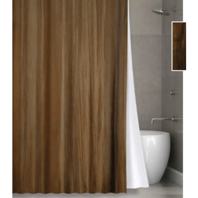 Штора для ванной Bath Plus NOWSV031 Органза (коричневая)