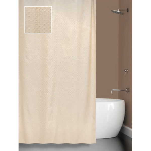 Шторы для ванной «Пузырьки» Bath Plus 034 бежевый